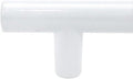 1 Piece White Kitchen Cabinet Round T-Bar Handle 2-Inch Drawer Pulls for Bathroom Cupboard Wardrobe and Dresser Furniture Hardware