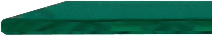 Dulles Glass 40 inch Square Glass Table Top - Tempered - 1/2' Thick Glass Surface, Safe Beveled Edge, Radius Corners, Multipurpose for Dining Table, Patio, Coffee and End Table