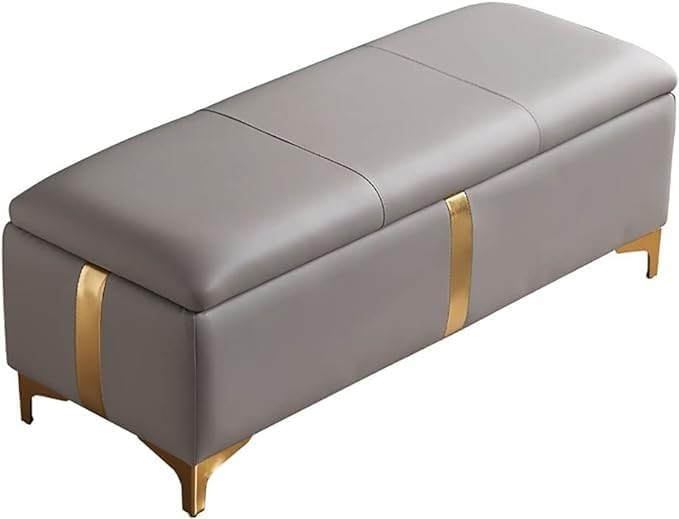 BTZHY Vanity Chair,Ottoman Storage Shoe Bench Sofa Bench Bed End Stool Shoe Bench Makeup Bench Long Chair Soft Sofa Bedroom Bed End Stool Foot Rest Stool Seat