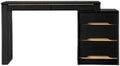 Compact Vanity Stylish Modern Makeup Vanity Table with Solid Wood Expandable Corner Design Perfect Minimalist Bedroom Space Saving