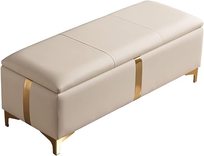 BTZHY Vanity Chair,Ottoman Storage Shoe Bench Sofa Bench Bed End Stool Shoe Bench Makeup Bench Long Chair Soft Sofa Bedroom Bed End Stool Foot Rest Stool Seat