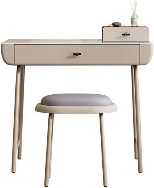 Vanity Benches Vanity Desk Set Modern Ladies Dresser Simple Dresser Multifunctional Bedroom Small Dresser with Stool (Color : B)