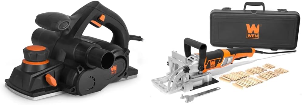 WEN Electric Hand Planer (6534) and Plate Joiner (JN8504) Bundle