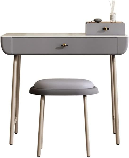 Vanity Benches Vanity Desk Set Modern Ladies Dresser Simple Dresser Multifunctional Bedroom Small Dresser with Stool (Color : A)