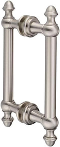 FHC N0B8X8BN Noble Series 8' Back-to-Back Pull - Brushed Nickel