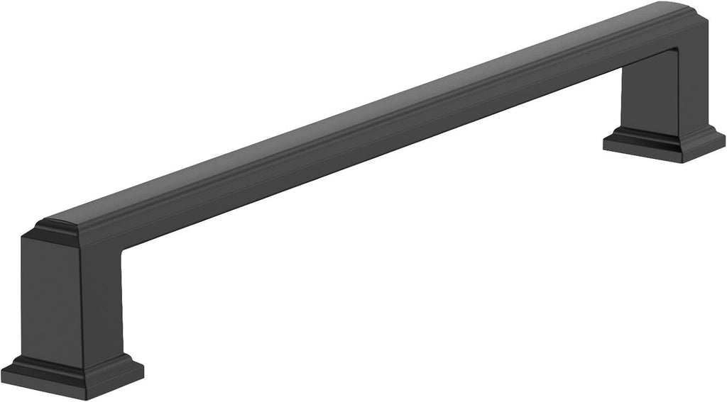 Amerock BP54030FB | Matte Black Appliance Pull | 12 inch (305 mm) Center to Center Cabinet Handle | Appoint | Furniture Hardware