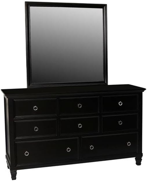 New Classic Tamarack 4-Piece Wood King Bedroom Set with Nightstand in Black