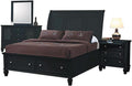 Coaster Sandy Beach California King Bed 4-Piece Set, Black