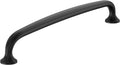 Amerock BP54055FB | Matte Black Appliance Pull | 12 inch (305 mm) Center to Center Cabinet Handle | Renown | Furniture Hardware