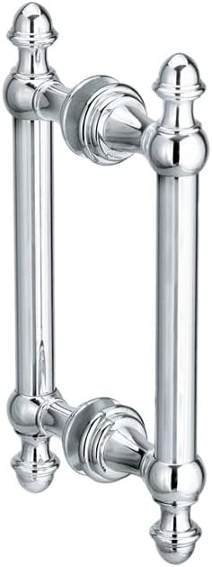 FHC N0B8X8CH Noble Series 8' Back-to-Back Pull - Polished Chrome