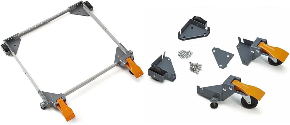 BORA Universal Mobile Base PM-1050 and Portamate Mobile Base Kit PM-1100 for Mobilizing Tools, Machines, Equipment