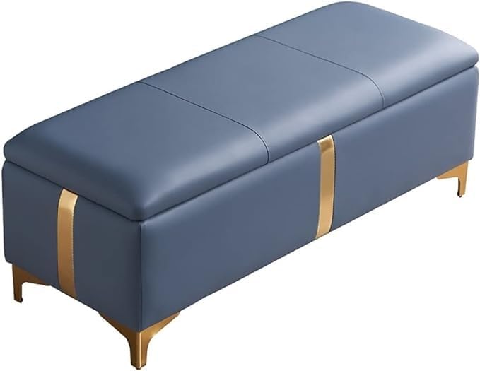 BTZHY Vanity Chair,Ottoman Storage Shoe Bench Sofa Bench Bed End Stool Shoe Bench Makeup Bench Long Chair Soft Sofa Bedroom Bed End Stool Foot Rest Stool Seat