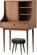 Vanity Benches Dresser Set Modern Ladies Dresser Multifunctional Table Simple Dresser Bedroom Small Dresser with Stool (Color : A)