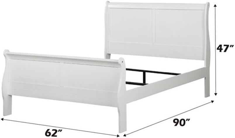 ACME FURNITURE Louis Philippe Queen Bed - - White