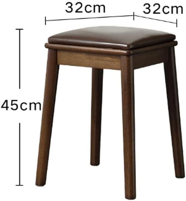 BTZHY Vanity Chair,Leather Footstools, Vanity Benches, Piano Stool, Makeup Seat, Garden Stools, Dressing Stools, Living Room and Bedroom Desk Stools