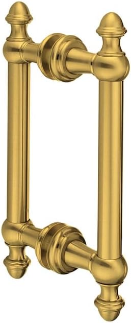 FHC N0B8X8SB Noble Series 8' Back-to-Back Pull - Satin Brass