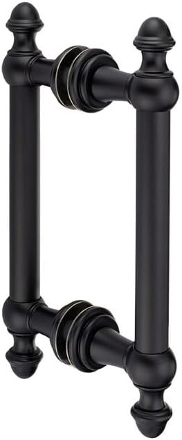 FHC N0B8X8MB Nobel Series 8' Back-to-Back Pull - Matte Black