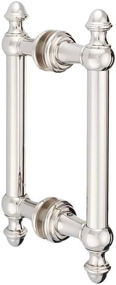 FHC N0B8X8PN Noble Series 8' Back-to-Back Pull - Polished Nickel