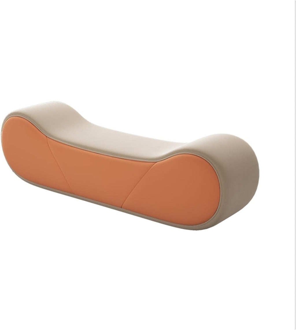 Window Bench Bedroom Velvet Bed End Stool, Shoe Changing Stool, Ottoman, Simple Cloakroom Bench, Sofa Stool Bed End Benches(Orange,180 * 50 * 50cm)