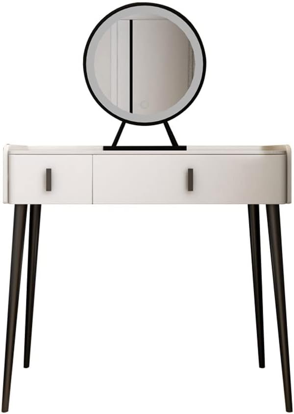 Vanity Benches Dresser Set Bedroom Storage Cabinet Makeup Table with Mirror Dressing Table Simple Vanity Table (Color : A)