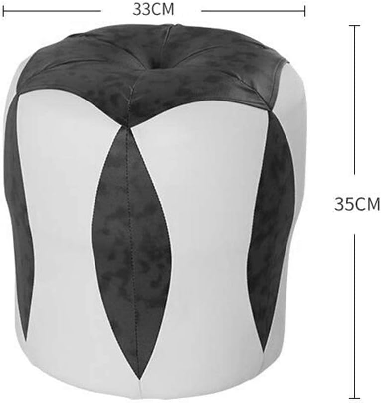 BTZHY Vanity Chair,PU Solid Wood Change Shoe Bench Creative Fashion Makeup Stool Child Soft and Comfortable-Footstool Sofa Stool Wooden Bench Seat