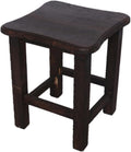 Foot Stool Change Shoe Bench Rounded Corner Design Adult Household Bedroom Living Room Solid Wood Stool Non-Slip Mat Bearing Weight 150kg Dressing Table Stoo