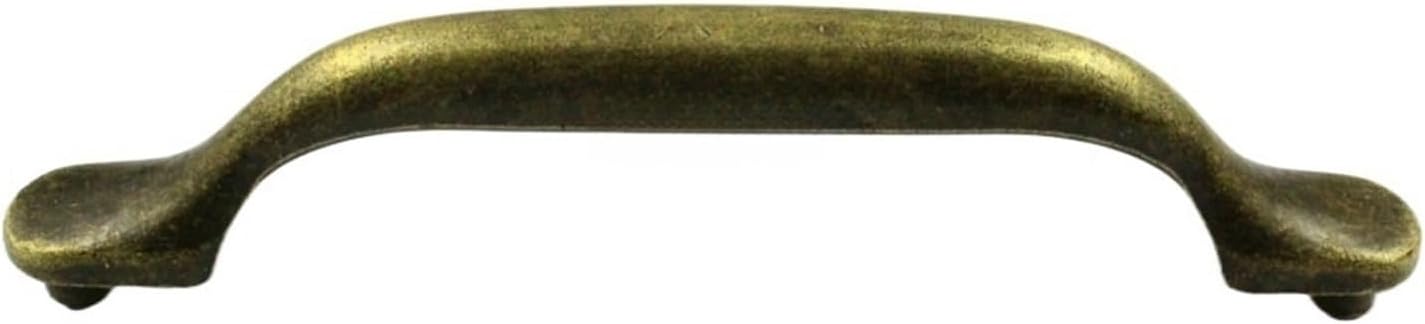 Wen ST 20 Pieces Antique Brass Furniture Handle Cabinet Knob Jewelry Box Handle Knob Drawer Pull / 140x34mm