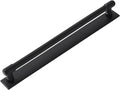 khtumeware 5 Pack 12 Inch(305 mm) Center to Center Black Cabinet Pull Backplate with Base Plate Zinc Solid Matte Black Kitchen Cabinet Handles Drawer Pulls Cabinet Hardware