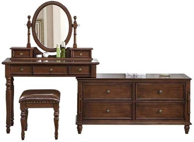 Makeup Vanity Wooden Dressing Table Bedroom with Cabinet Dressing Table Corner Dressing Table Makeup Desk