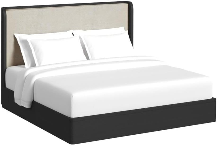 Picket House Furnishings Camelot King UPH 3PC Bedroom Set in Black