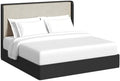 Picket House Furnishings Camelot King UPH 3PC Bedroom Set in Black
