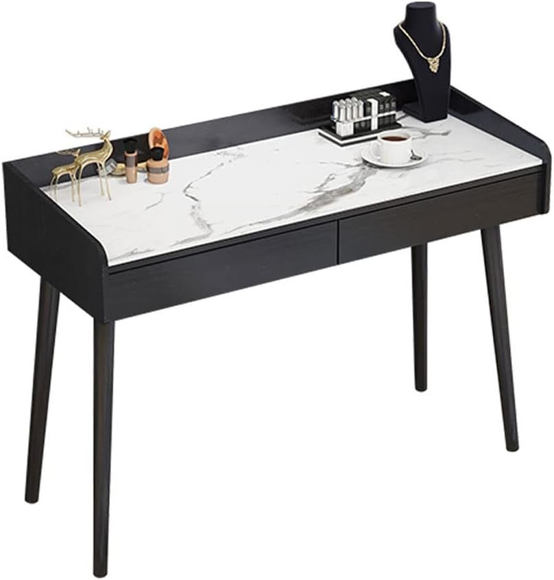 Vanity Benches Vanity Table Set with Lighted Mirror Modern Dressing Table for Bedroom Women Fashion Dressing Table Dresser with Drawers (Color : A)