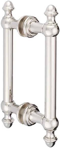 FHC N0B8X8PN Noble Series 8' Back-to-Back Pull - Polished Nickel