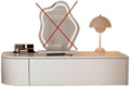 Corner Floating Desk with Drawers Modern White Wall-Mounted Vanity Makeup Table for Room & Bathroom Decor