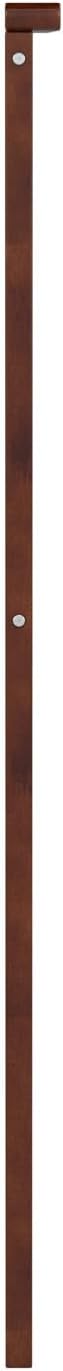 AFI, Madison Queen Solid Wood Panel Headboard, Walnut