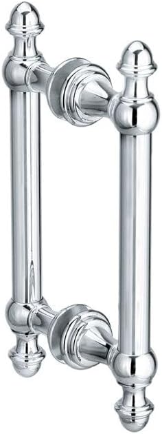FHC N0B8X8CH Noble Series 8' Back-to-Back Pull - Polished Chrome