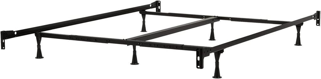 Dream Solutions USA DS Solutions USA Legacy Single-Sided Medium Firm King Size Mattress Set with Metal Bed Frame - Spine Support, Orthopedic, Longlasting Comfort and Non Flip