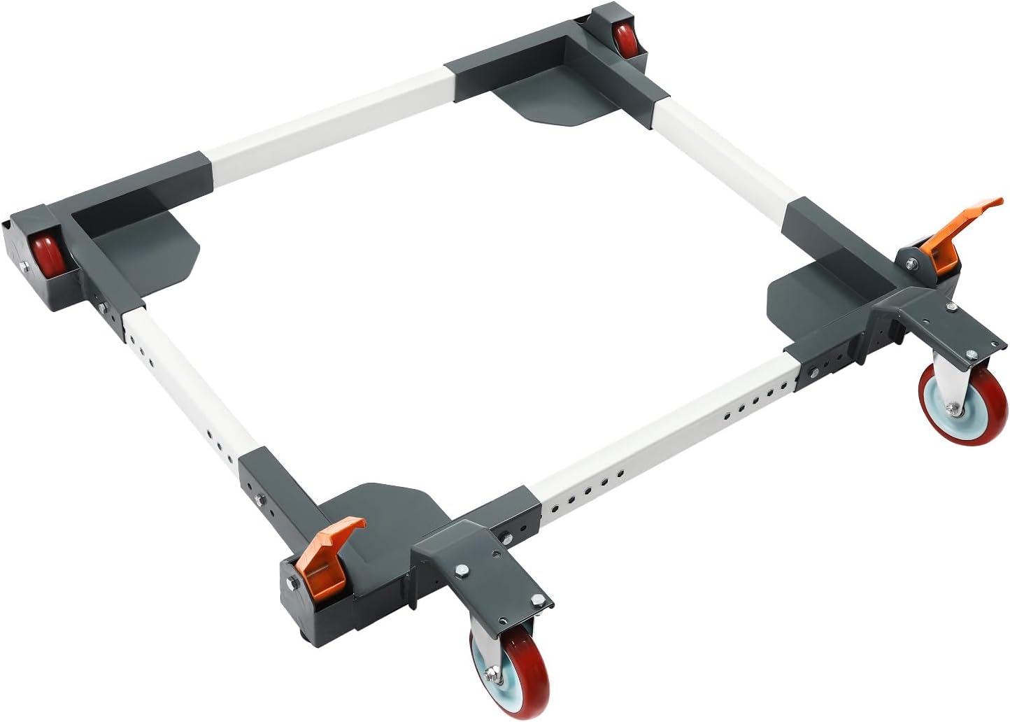 Mobile Base, 1500 lbs Weight Capacity Adjustable Mobile Base Max Size 28'x33.5', Heavy Duty Universal Mobile Base with Swivel Wheels for Moving Tools, Machines and Large Objects