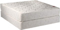 DS Solutions USA Legacy Double-Sided King Size Mattress and Low 5' Height Box Spring Set with Metal Bed Frame - Quilted Fabric Cover, Spine Support, Orthopedic Type, Longlasting Comfort