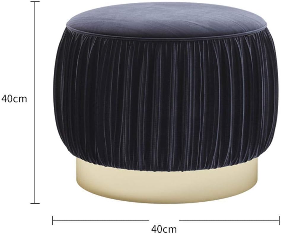 BTZHY Vanity Chair,Footstool Waterproof Washable Shoe Bench Dressing Stool Makeup Chair Creative Sofa Modern Minimalist Stool