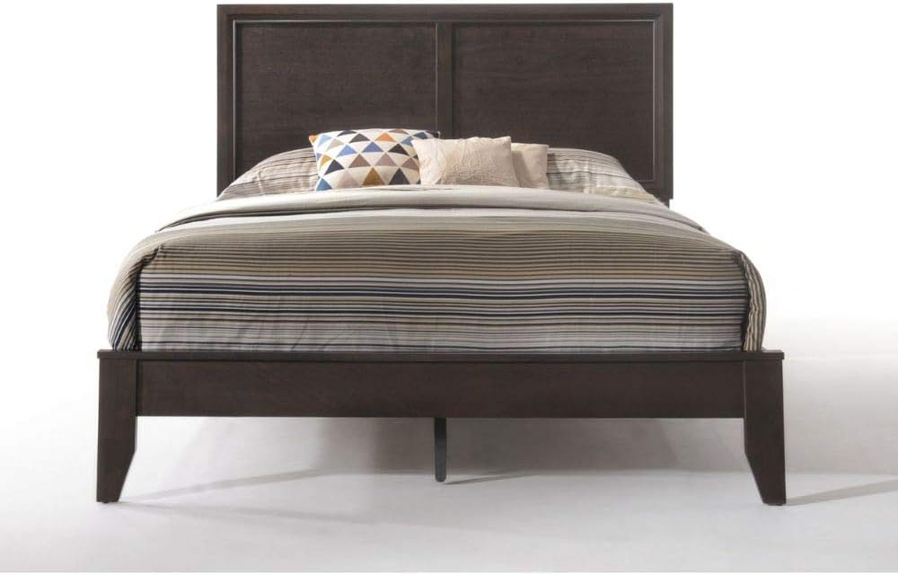 Acme Madison Queen Wooden Panel Bed in Espresso