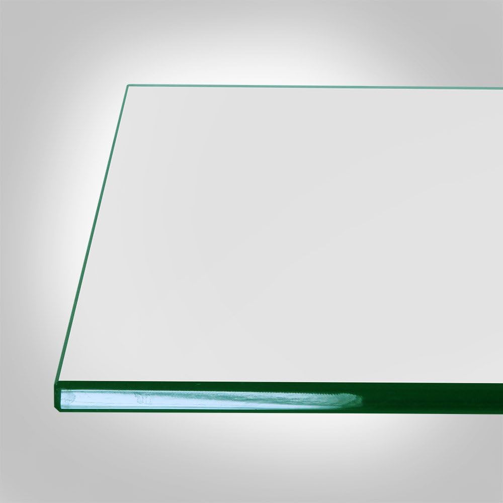 Dulles Glass 60 inch Square Glass Table Top - Tempered - 1/4' Thick Glass Surface, Safe Flat Polished, Eased Corners, Multipurpose for Dining Table, Patio, Coffee and End Table