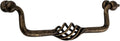 BRIXWELL Birdcage Cabinet Pull, Steel Material, Weathered Brass Finish, 6-5/16' Center to Center, 7-1/4' Length, 2' Width, 1-1/8' Projection for Kitchen Cabinets, Pull Handles, Knobs - Pack of 20
