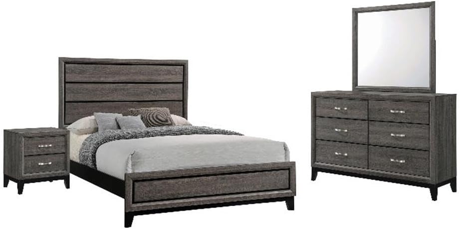 Deanna 4-piece Eastern King Bedroom Set Black