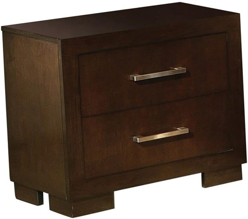 BOWERY HILL 4-Piece Eastern King Wood Storage Bedroom Set, Cappuccino Finish, Includes Bed with Bookcase Headboard, Dresser with Mirror, Nightstand, Modern Style, Functional Furniture for Bedrooms