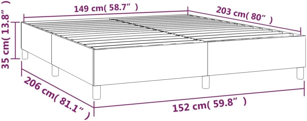 Queen Size Bed Frame with White Faux Leather Upholstery, Sturdy Plywood Slats and Engineered Wood Construction for Modern Bedroom, Durable Support and Contemporary Design