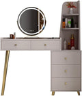 Vanity Benches Dresser Table Set Bedroom Modern Minimalist Storage Cabinet All-in-one Dressing Table Multifunctional Vanity Table (Color : B)