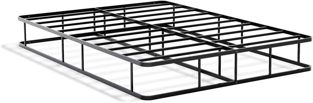EAST WEST FURNITURE - DHFBBLK - Dothan Full Bedframe with Magnificent Design Headboard and Footboard - Modern Metal Frame in Powder Coating Black
