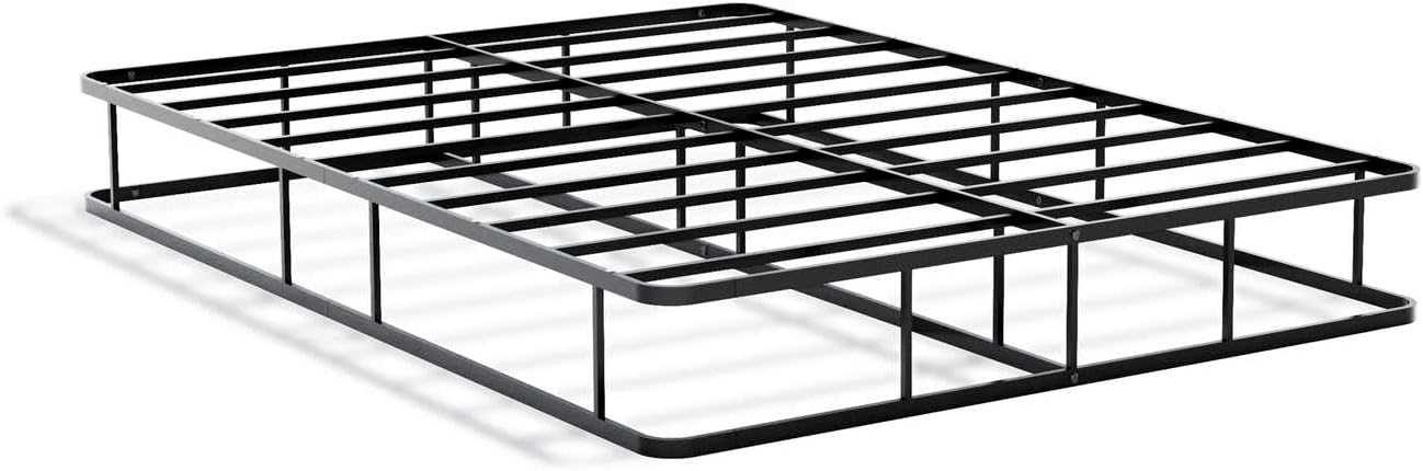 EAST WEST FURNITURE - DHFBBLK - Dothan Full Bedframe with Magnificent Design Headboard and Footboard - Modern Metal Frame in Powder Coating Black