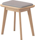 BTZHY Vanity Chair,Vanity Stool,Modern Upholstered Makeup Dressing Bench Footstool Side Table Seat Dressing Chair,Piano Seat with Padded Cushion and Solid Wood Leg